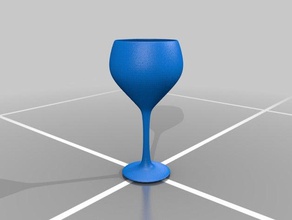 wineglass kitchen dining 3d print model - Mito3D