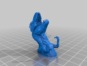 t-anahtar askı rex hayvanlar 3d print model - Mito3D