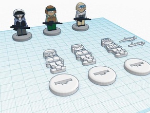 flatminis rebel troopers games 3d print model - Mito3D