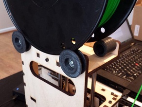 bobine de rouleaux printrbot simple tour 3d l'imprimante pièces 3d print model - Mito3D