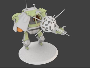 mech kokpit kapalı model robotlar 3d print model - Mito3D
