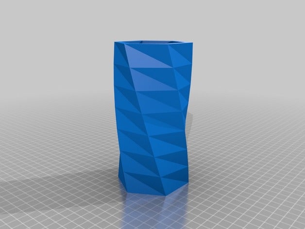 meine angepasste twisted vase2 Dekor 3D print model - Mito3D