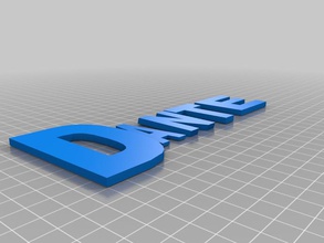 dante signs logos useless 3d print model - Mito3D
