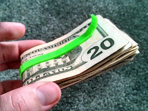 des billets de banque titulaire d'autres le clip l'argent 3d print model - Mito3D