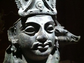 maschera di vishnu para vasudeva gli le scansioni repliche met museum museo scansione scultura 3d print model - Mito3D