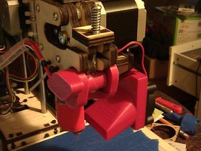 printrbot simple fan duct tensioner 3d printer accessories dancing llamas 3d print model - Mito3D