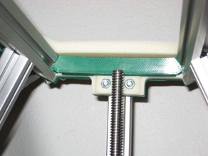 entrada superior del cable de enrutamiento los conductos 60 mm aumento la altura 3d impresora partes ao-100 ao-101 ao-10x lulzbot mendelmax 3d print model - Mito3D