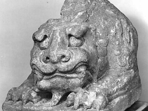 guardian lion northern qi dynasty scans replicas met3d met museum scan sculpture 3d print model - Mito3D