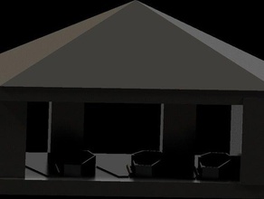 vampirler crypt çatı binalar yapılar kript model modelleri 3d print model - Mito3D