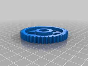 big gear collaborative wade 3d printer parts 3d print model - Mito3D