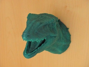 banjo dinosaur head animals bust stress stresstest teeth 3d print model - Mito3D