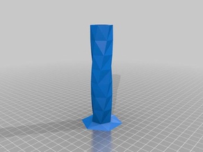 Geflochtene vase Dekor 3d print model - Mito3D