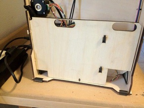 replicator circuit cooling re-designed 3d printer parts lasercut laser cutter upgrade part 3d print model - Mito3D
