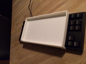 wasd keyboards v2 tray computer 3d print model - Mito3D
