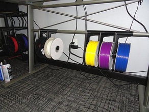 filament spool reel holder hanger 3d printer accessories 3d print model - Mito3D