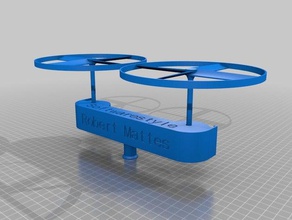 my customized balloon powered lolcopter mk1 toys games 3d print model - Mito3D