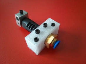 compatto j-testa 16 mm bowden adattatore 3d la stampante parti Stampante akileon 3d print model - Mito3D