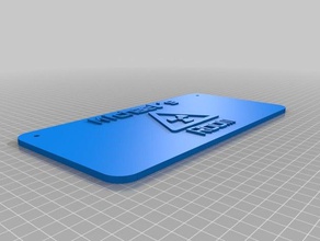 michaels oda işaretler logoları özelleştirilmiş 3d print model - Mito3D