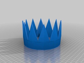 kings crown props gold queen royal 3d print model - Mito3D