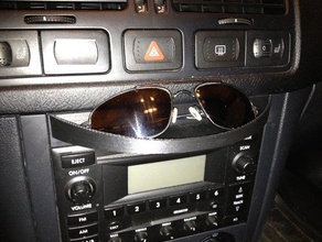 tableau de bord l'étagère le bricolage auto voiture stockage lunettes soleil 3d print model - Mito3D