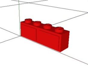 tech lego 4x1x3 brickwall les jouets jeux 3d print model - Mito3D