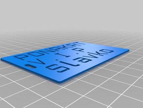 pon organizzazione personalizzato 3d print model - Mito3D