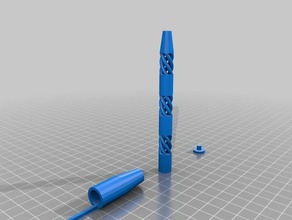 bic tipo de caneta office boligrafo openscad 3d print model - Mito3D