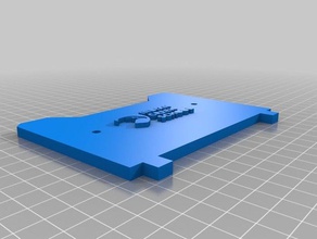 new indian creek backplate 3d printer accessories customized 3d print model - Mito3D