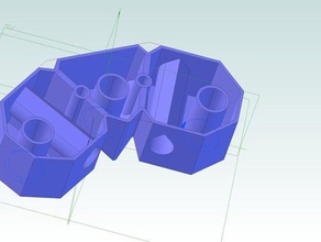 düşük warp köşe çerçeve kabuklu diğer 3d alibredesign makeentry mendel parametrik reprap 3d print model - Mito3D