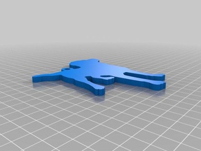 Hund Schlüsselanhänger angepasst 3d print model - Mito3D