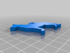 Deutsch Schlüsselanhänger angepasst 3d print model - Mito3D