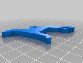 greyhound Schlüsselanhänger angepasst 3d print model - Mito3D