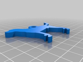lab Anahtarlık özelleştirilmiş 3d print model - Mito3D