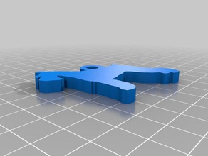 schnauzer Anahtarlık özelleştirilmiş 3d print model - Mito3D