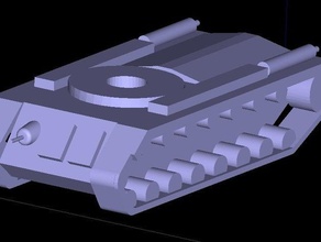 t29 heavy tank vehicles 3d print model - Mito3D