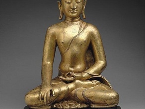 buddha shakyamuni durchsucht Replikate met museum museum-scan Skulptur 3d print model - Mito3D