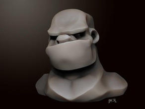 bruta esculturas 3d criatura engraçado reprap velocidade zbrush 3d print model - Mito3D