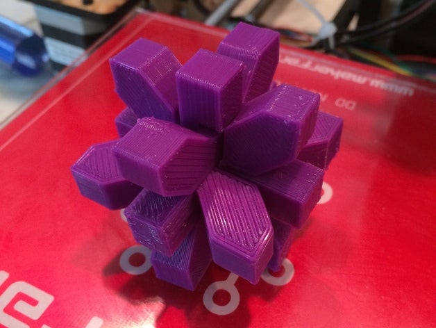 3d-Sterne-Rätsel Rätsel 3D print model - Mito3D