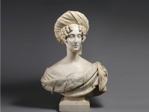 marie-am&eacutelie regina francese le scansioni repliche il busto catturato storia met3d met museum museo di scansione delle donne 3d print model - Mito3D