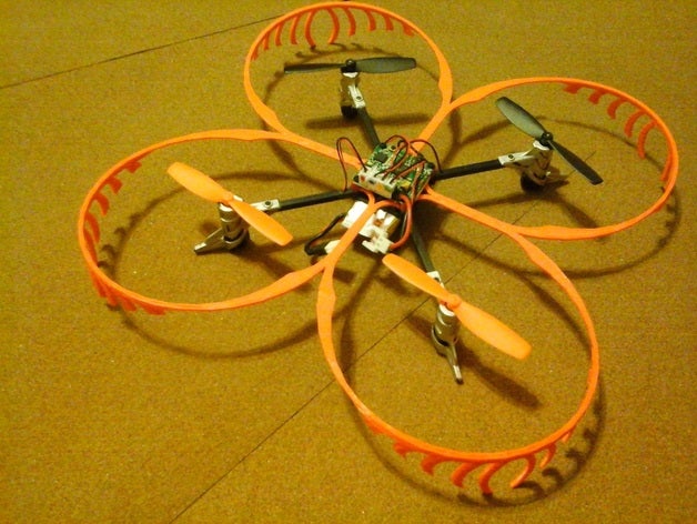 quadcopter 1 sq protective frame hobby 1sq 3D print model - Mito3D