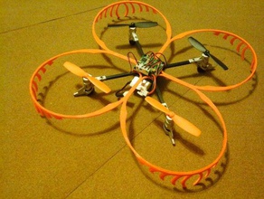 quadcopter 1 sq protective frame hobby 1sq 3d print model - Mito3D