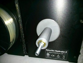 305mm spindle spool holder remixed ultimate 50mm 3d printer accessories ball bearings replicator2 replicator 2 3d print model - Mito3D