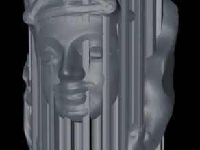 vishnu colonna sculture art hackathon incontrato 3d print model - Mito3D