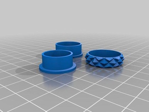 pointy rings customized 3d print model - Mito3D