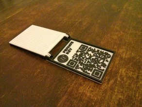 bitcoin ingot plastic wallet organization 3d print model - Mito3D
