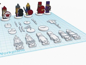 flatminis Perser Spiele 3d print model - Mito3D