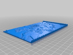 a islândia contorno 2d arte 3d print model - Mito3D