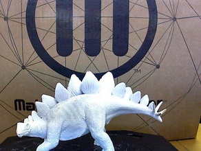 dino de escaneo art dinosaurio dinosaurus makerbotdigitizer stegosaurus 3d print model - Mito3D
