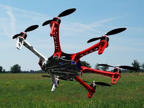 spyda 500 hexacopter rc vehículos dji flamewheel el fpv 3d print model - Mito3D