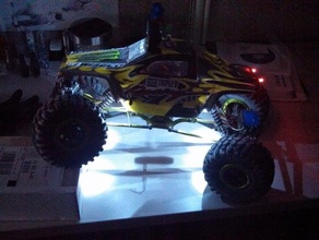 exceed maxstone 10 led-rock light bar rc Fahrzeuge crawler maxstone10 rock-Lichter 3d print model - Mito3D